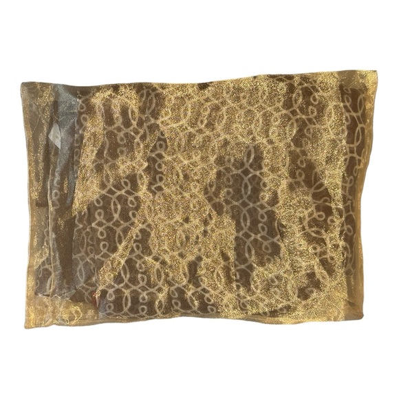 DANA XU 100% Silk Scarf Geometric Multi Color Design 95”x41.5” New XL - Picture 7 of 8